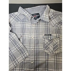 Ecko Unltd Snap Front Mens 4XL Cotton Short Sleeves